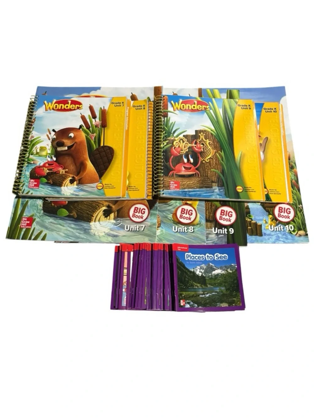 McGraw Hill Wonders Grade K Units 7, 8, 9 And 10 Curriculum Bundle